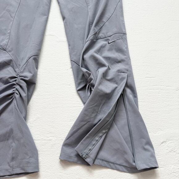 Nike FitDry Gray Periwinkle Zip Hem Stretch Pants, Size Small - Picture 4 of 8